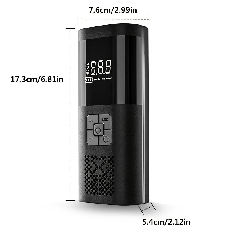 Trezorix Portable Cordless Tire Inflator - 150PSI