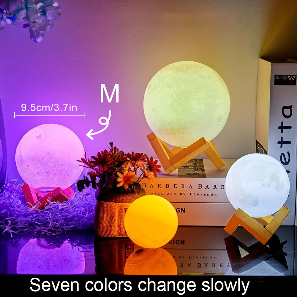 7Color 3D Moon Star LED Night Light